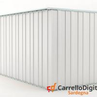 Deposito attrezzi giardino 175x307cm 5,4mq bianco