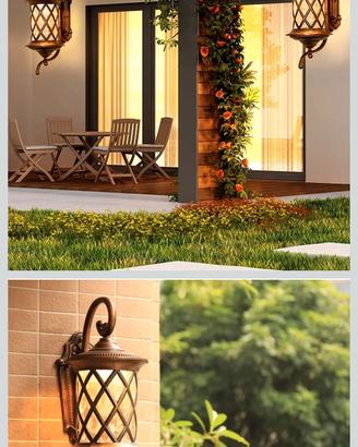 Lampade da giardino vintage