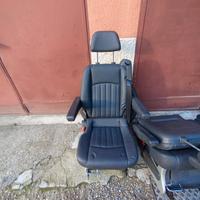 sedile Mercedes viano pelle nera 