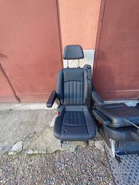 sedile Mercedes viano pelle nera 