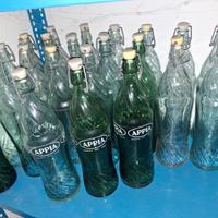 Bottiglie vetro spuma appia vintage da collezione