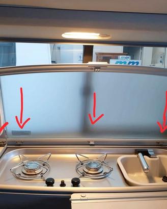  VW t5 t6 California cerniera vetro gas frigo