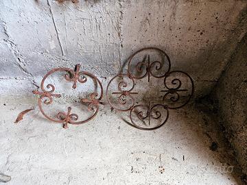 3 fregi in ferro battuto