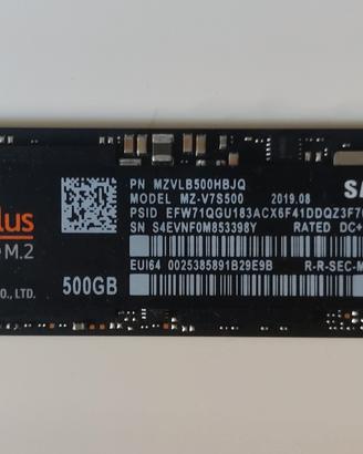 Samsung 970 Evo Plus 500 GB M.2-2280 PCIe 3.0 X4