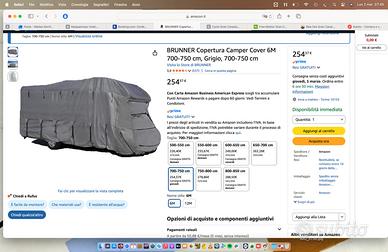Copertura camper