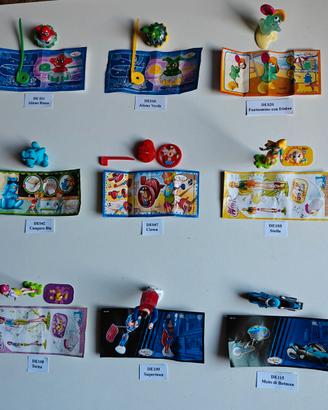 Lotto 9 Sorpresine Magic Kinder Surprise -Serie D
