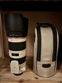 Obbiettivo Canon 70-200mm f.2.8 USM II lente