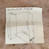 Armadio angolare legno lamellare