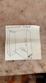 Armadio angolare legno lamellare