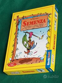 Semenza, gioco da tavolo, carte ancora sigillate