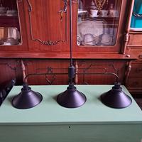 lampadario moderno a 3 lampade