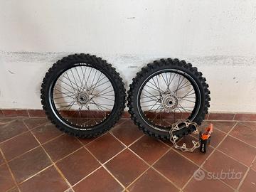 Kit cross ktm +disco freno + sposta pinza
