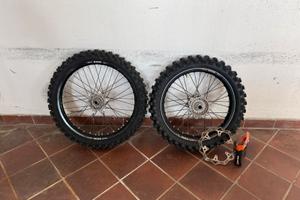 Kit cross ktm +disco freno + sposta pinza