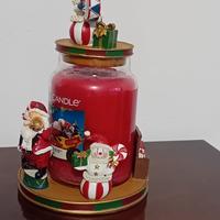 Set topper + porta giara Christmas yankee candle