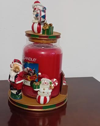Set topper + porta giara Christmas yankee candle