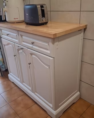 credenza  da  cucina  con  rotelle