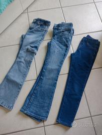 Jeans e leggings bambina 8/9 anni 