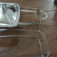 Porta pietanze da tavola in argento 