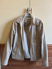 Giacca Zara beige uomo con colletto