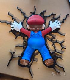 SuperMario crash decorazione muro
