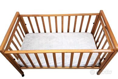 Lettino Neonato – Struttura + Rete + Materasso