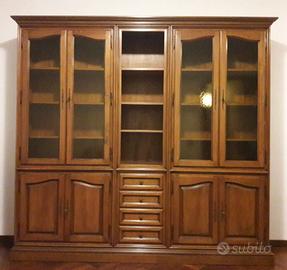 Mobile Salotto in Legno Massiccio Vetrina