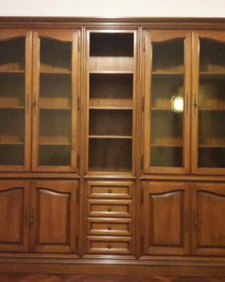 Mobile Salotto in Legno Massiccio Vetrina
