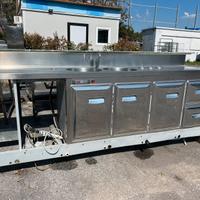 Banco bar da 300 × 70 cm usato