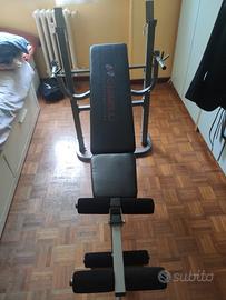 Panca Carnielli  esercizi pesi ginnastica 