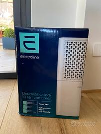Deumidificatore Electroline 10 L con timer DEM102E
