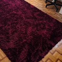 Tappeto rosso borgogna 230x160cm