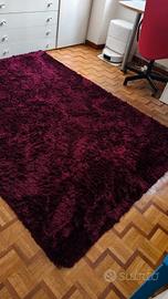 Tappeto rosso borgogna 230x160cm