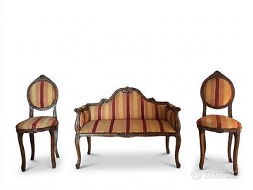 Set da Salotto stile Luigi Filippo.