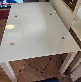 tavolo vetro più sedie 