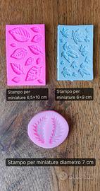 Stampi in silicone per miniature