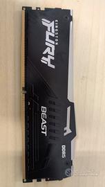 Kingston FURY Beast DDR5 16GB 6000MHz RGB
