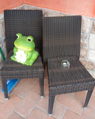 4 sedie da giardino