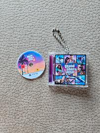Grand Theft Auto 6 mini cd NFC keychain portachiav