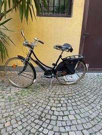 Bici vintage Raleigh nera da donna’70 Tourist DL-1