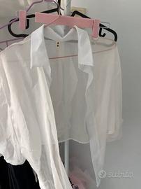 Top bianco da donna