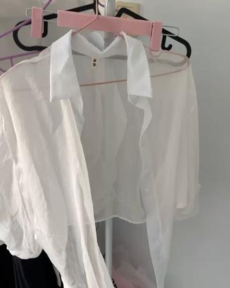 Top bianco da donna