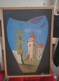 Quadro Vintage Originale a Pastello .l