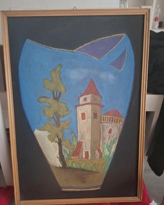 Quadro Vintage Originale a Pastello .l