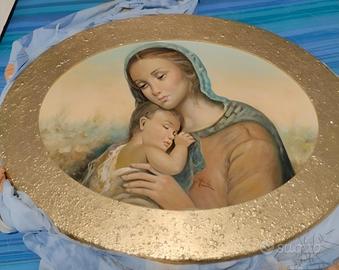 Dipinto a mano Maternità 50x70cm