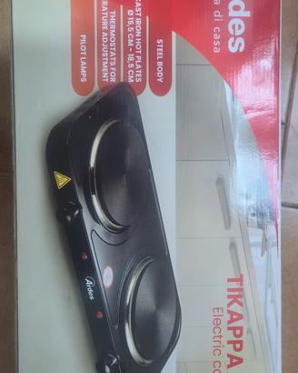 fornello elettrico a 2 piastre