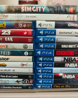 Giochi PS4/PS5 scrivete x prezzi