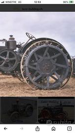 Ruote in ferro trattore epoca