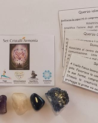 Set Cristalli Armonia in Pietre Naturali