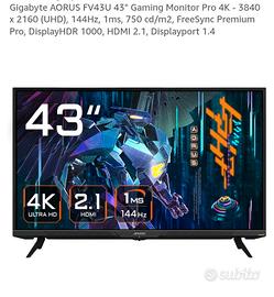 MONITOR AORUS FV43U 43 POLLICI 