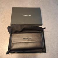 Portafoglio Cerruti 1881 donna in vera pelle nero